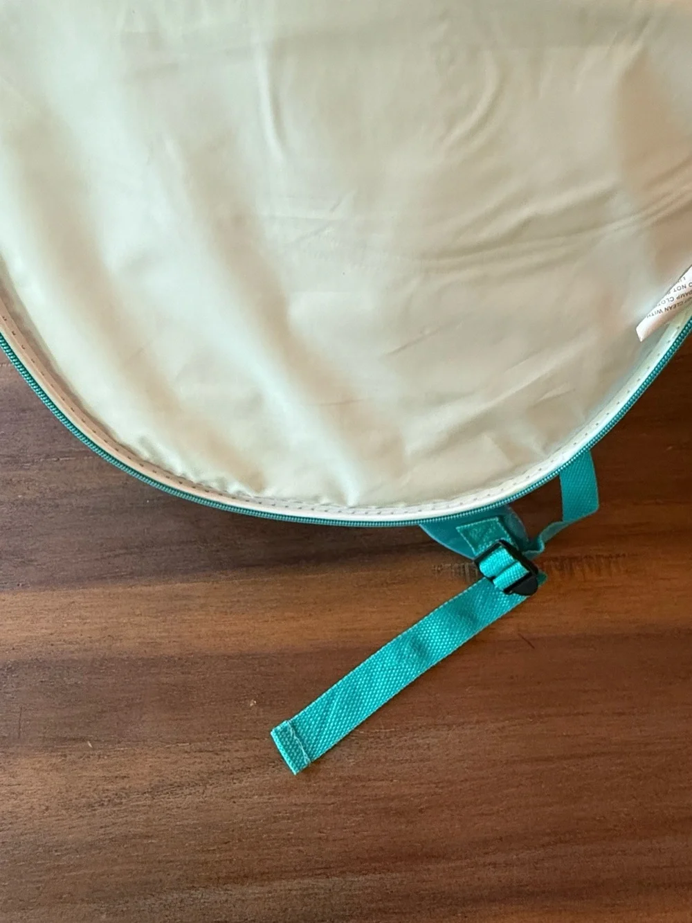Cooler Backpack with Blue & Green Stripes with teal accents